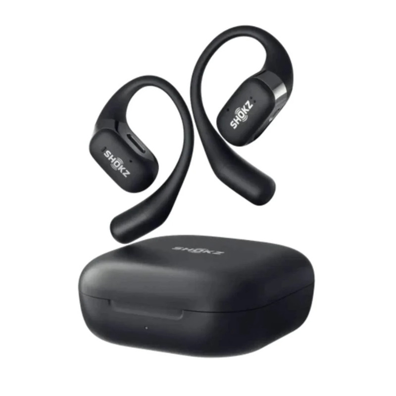 Shokz OpenFit Open-Ear True Wireless Earbuds - Black - سماعات